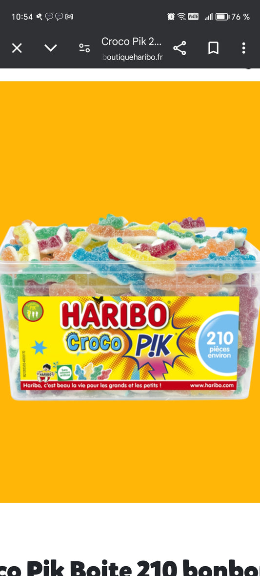 Haribo crocodile